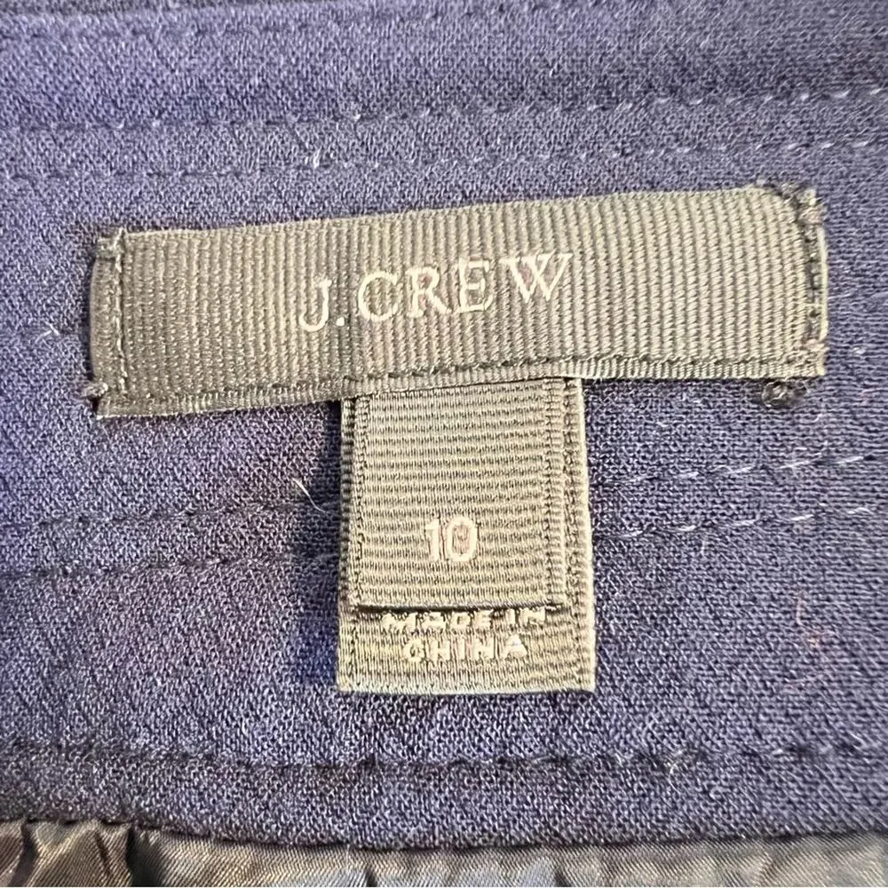 J. Crew Multicolor Tweed Mini Skirt sz 10